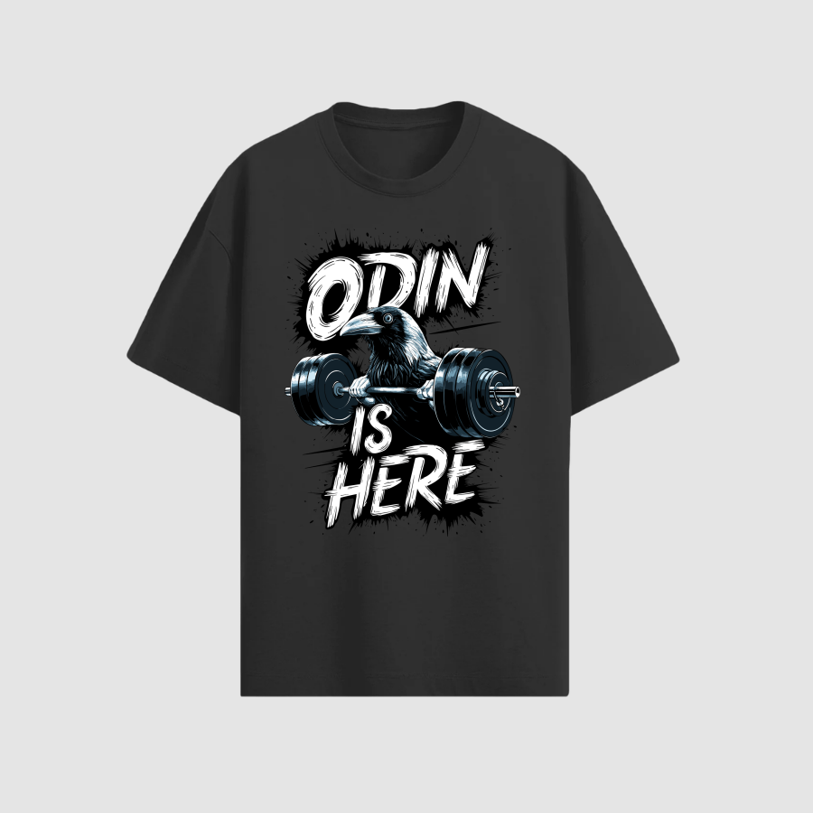 Siyah Oversize Tişört Erkek